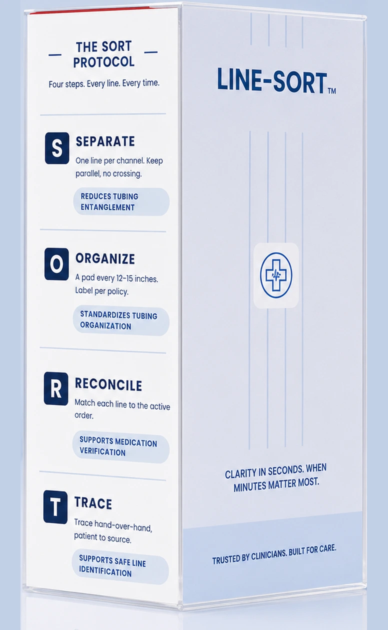Iv Line Management Line-Sort Medical | The IV Line Management System